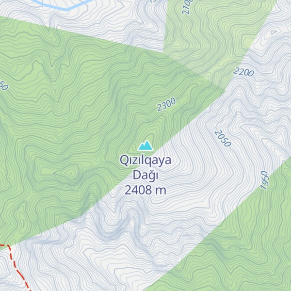 Map of Qızılqaya Dağı
