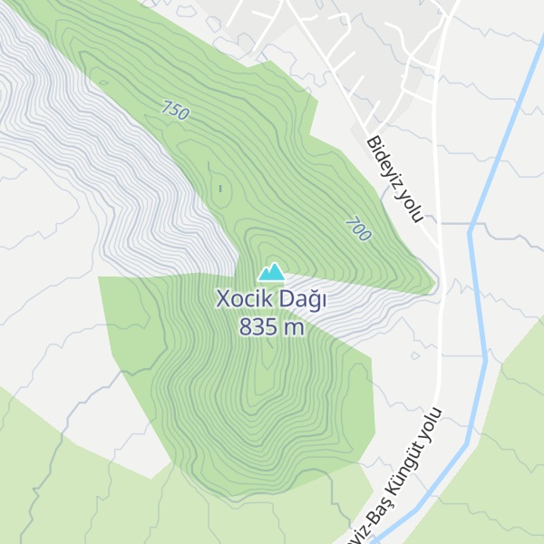 Map of Xocik Dağı