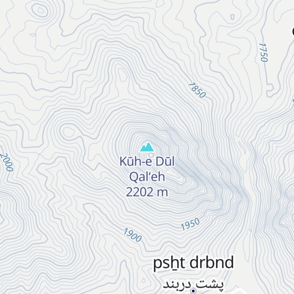 Map of Kūh-e Dūl Qal‘eh