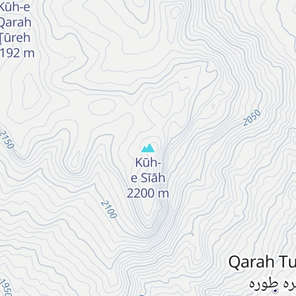 Map of Kūh-e Sīāh