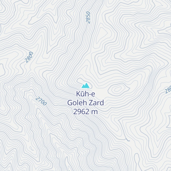 Map of Kūh-e Goleh Zard