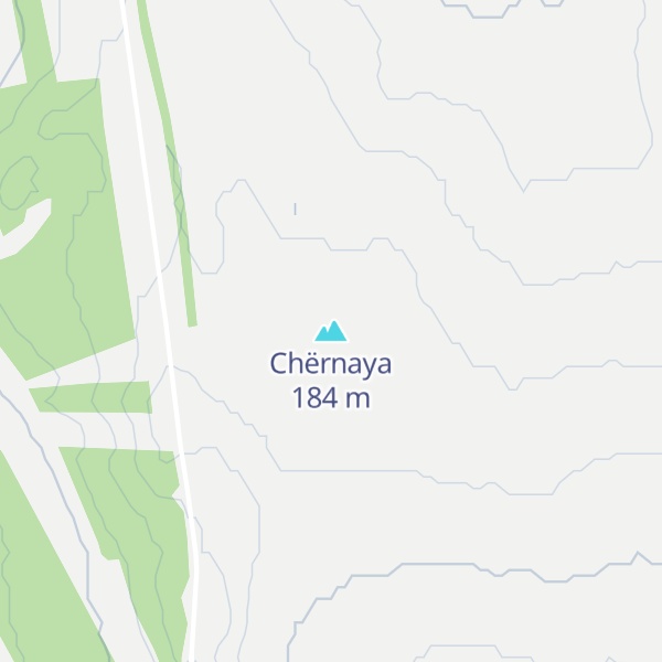 Map of Chërnaya