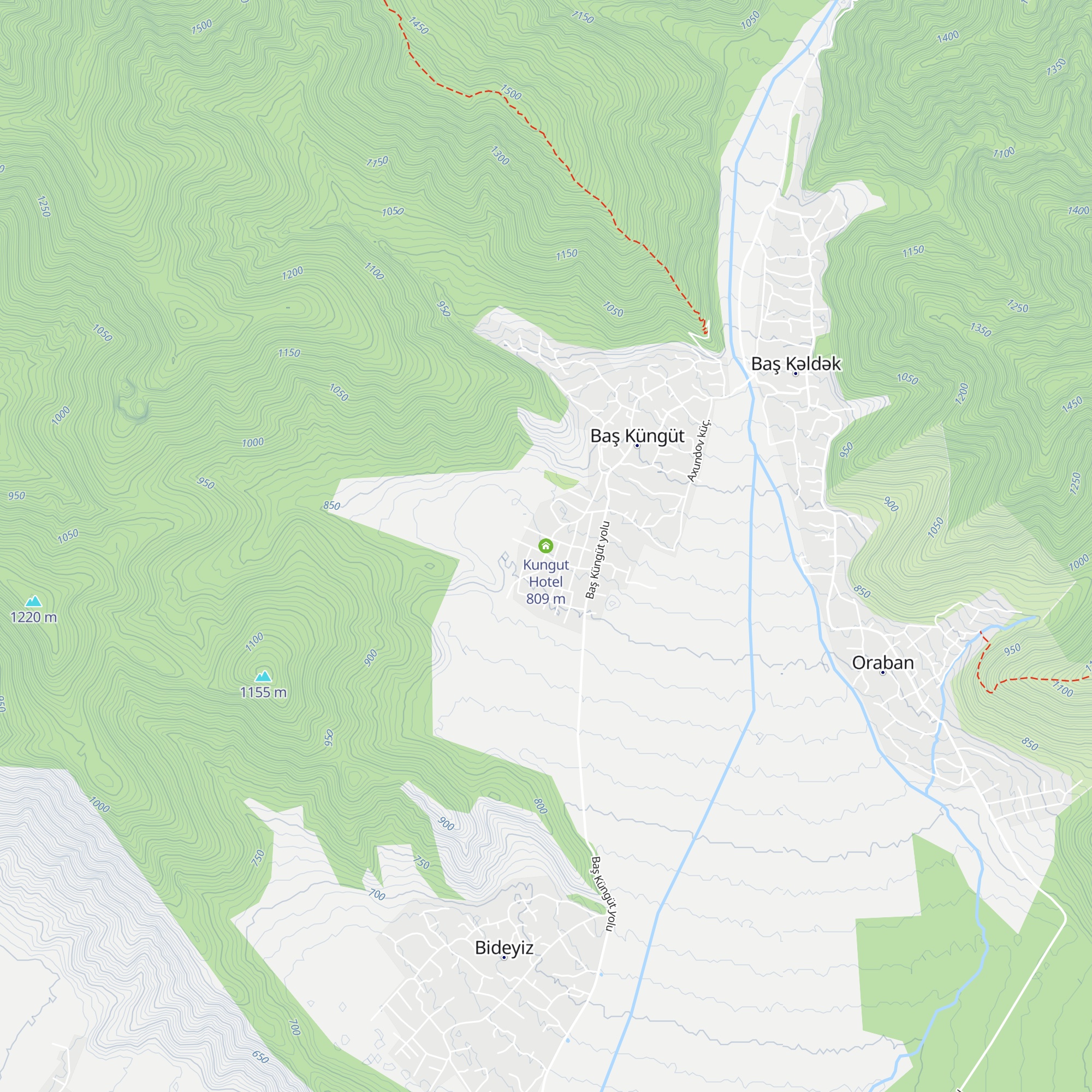 Kungut Hotel map