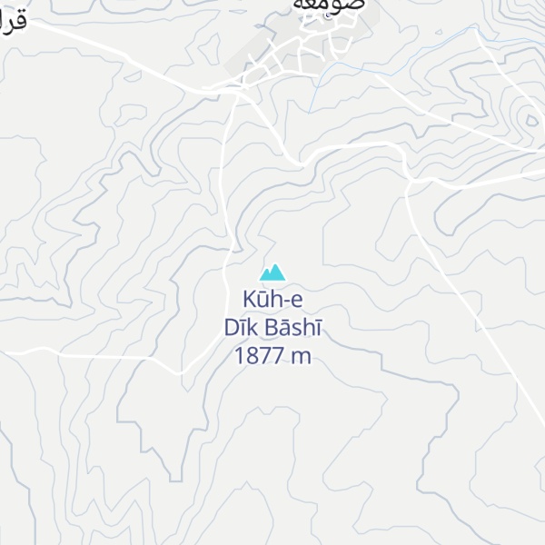 Map of Kūh-e Dīk Bāshī