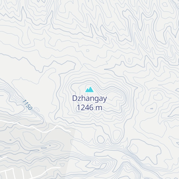 Map of Dzhangay