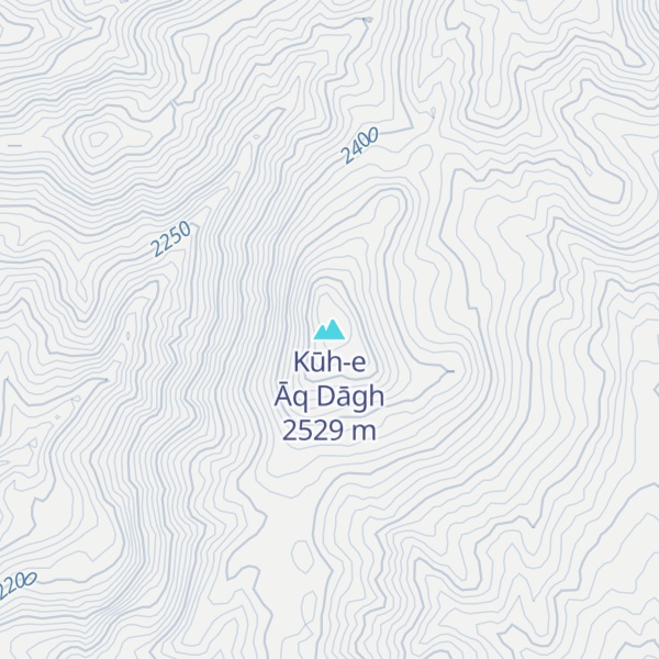 Map of Kūh-e Āq Dāgh