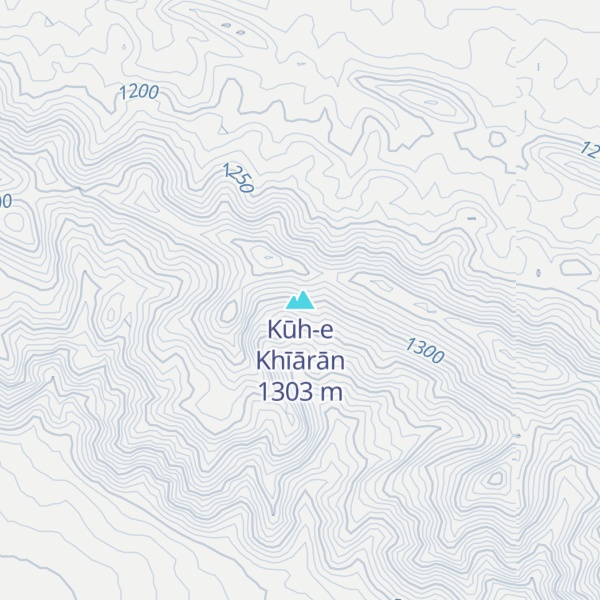 Map of Kūh-e Khīārān