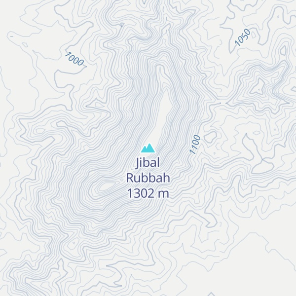Map of Jibal Rubbah