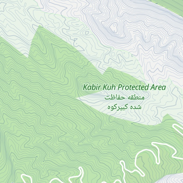Map of Kūh-e Tūveh