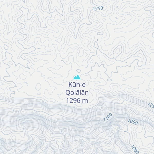 Map of Kūh-e Qolālān