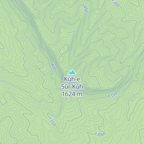 Map of Kūh-e Sūr Kūh
