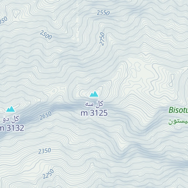 Map of کل سه