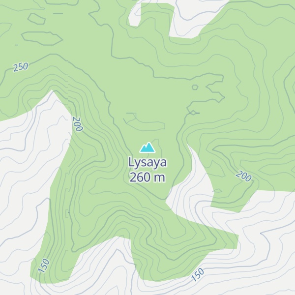 Map of Lysaya