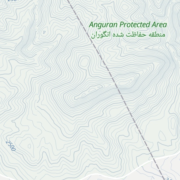 Map of Kūh-e Jān Qūtārān