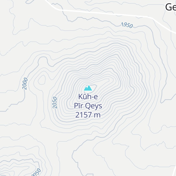 Map of Kūh-e Pīr Qeys