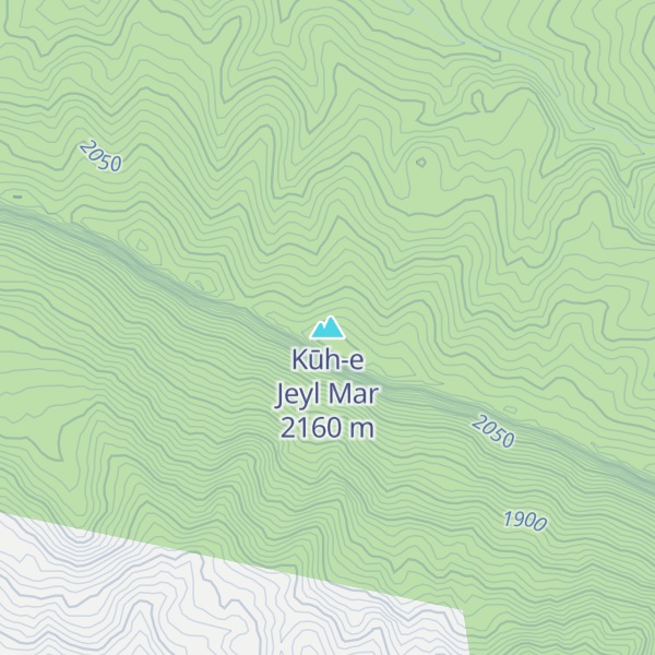 Map of Kūh-e Jeyl Mar