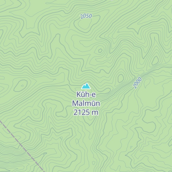 Map of Kūh-e Malmūn