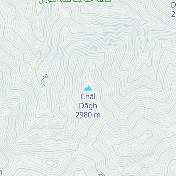 Map of Chāl Dāgh