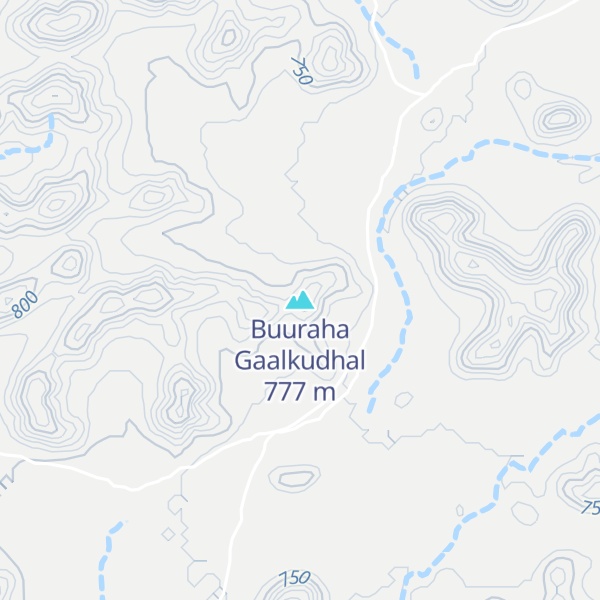 Map of Buuraha Gaalkudhal