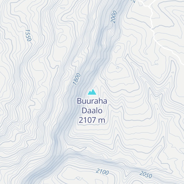 Map of Buuraha Daalo