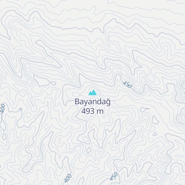 Map of Bayandağ