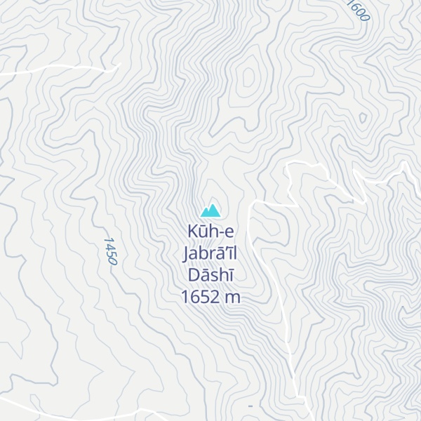 Map of Kūh-e Jabrā’īl Dāshī
