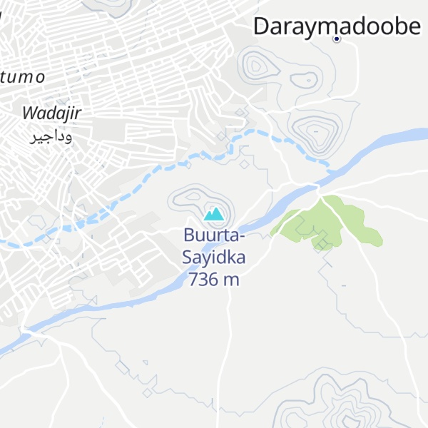 Map of Buurta-Sayidka