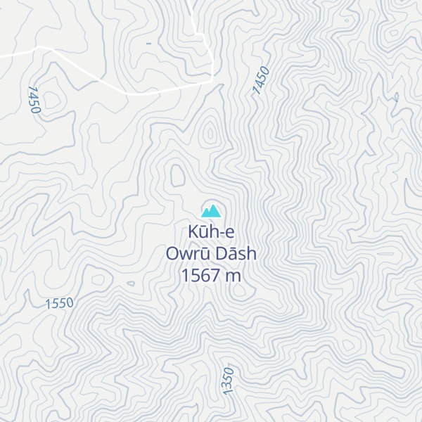 Map of Kūh-e Owrū Dāsh