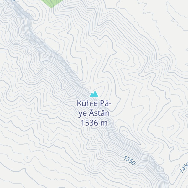 Map of Kūh-e Pā-ye Āstān