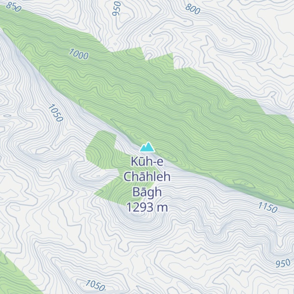 Map of Kūh-e Chāhleh Bāgh