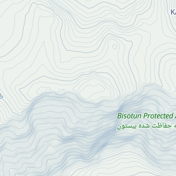 Map of Kūh-e Ābzā