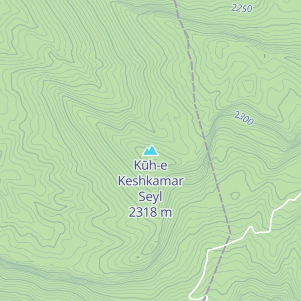 Map of Kūh-e Keshkamar Seyl