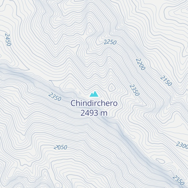 Map of Chindirchero