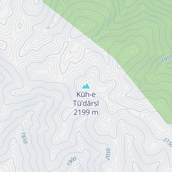 Map of Kūh-e Tū’dārsī