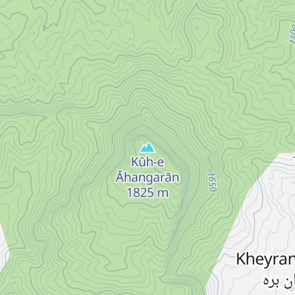 Map of Kūh-e Āhangarān
