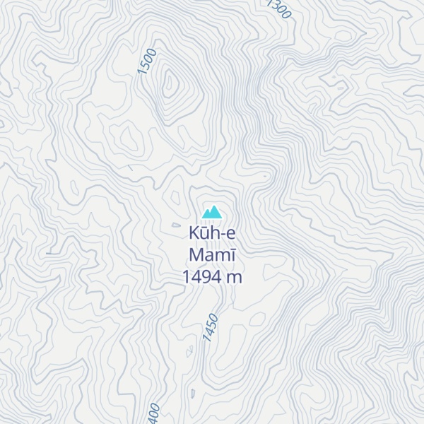 Map of Kūh-e Mamī