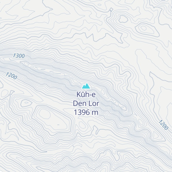 Map of Kūh-e Den Lor