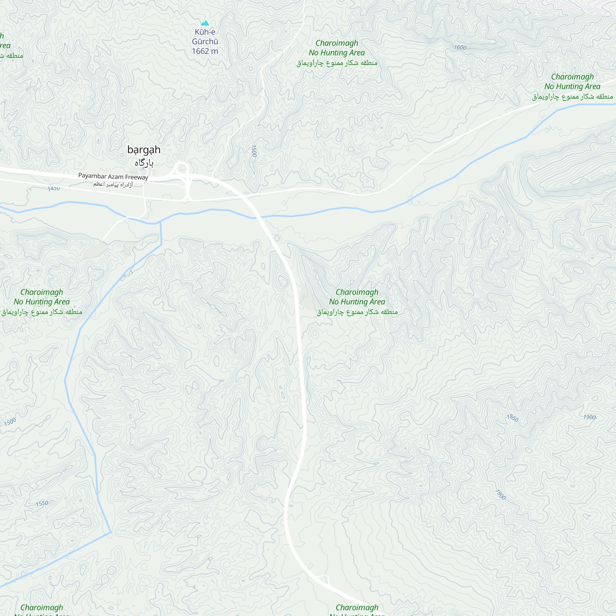 موسی بولاغی کمرکوه map