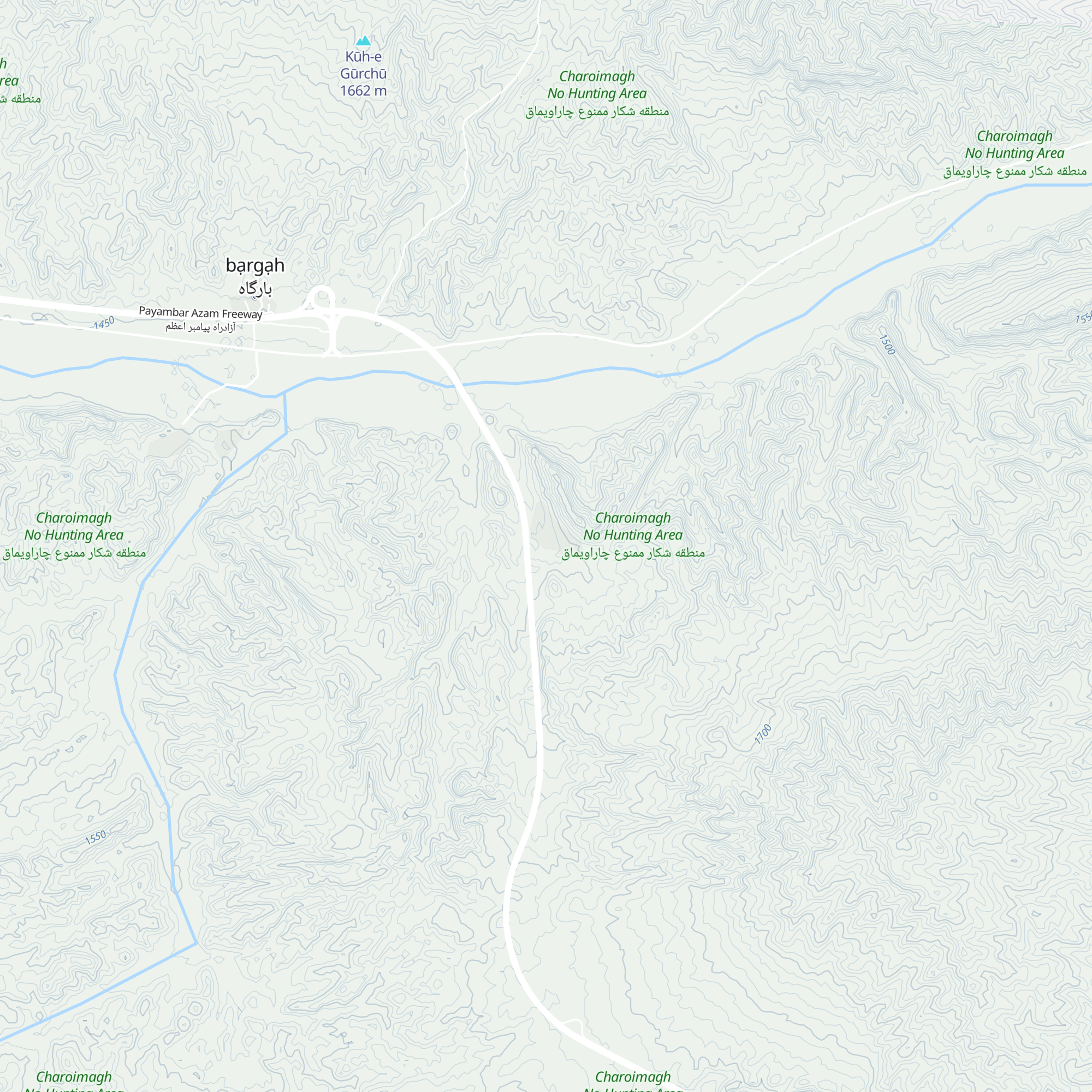 موسی بولاغی کمرکوه map