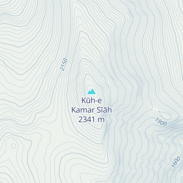 Map of Kūh-e Kamar Sīāh