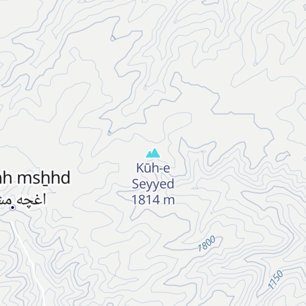 Map of Kūh-e Seyyed
