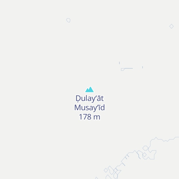 Map of Ḑulay‘āt Musay‘īd
