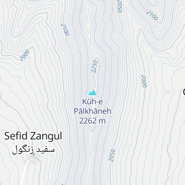 Map of Kūh-e Pālkhāneh