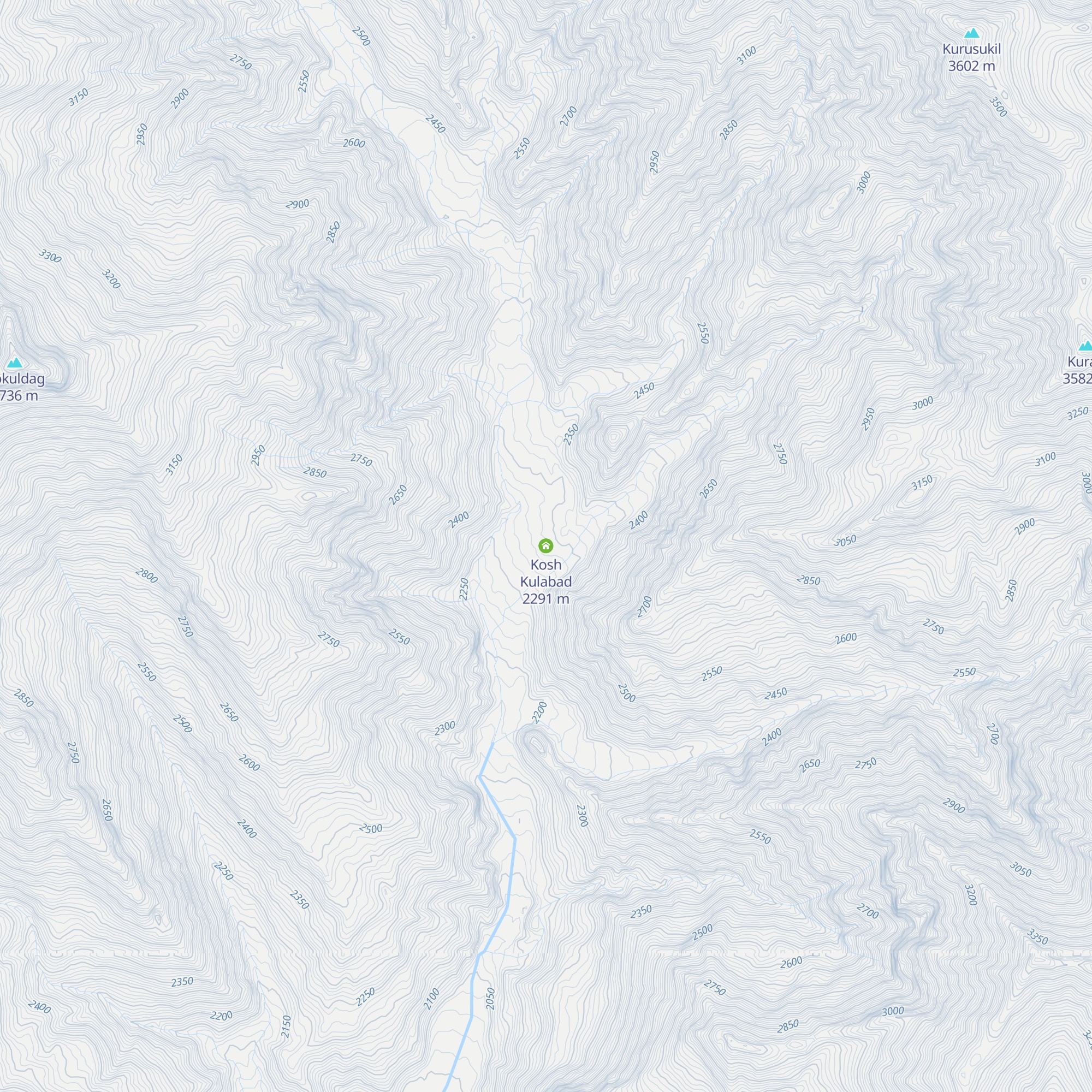 Kosh Kulabad map