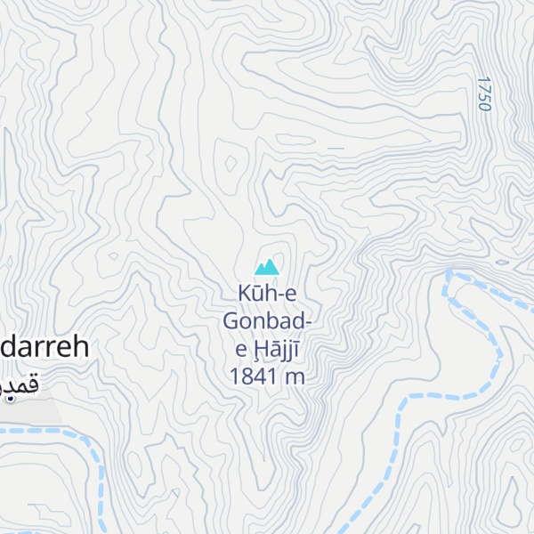 Map of Kūh-e Gonbad-e Ḩājjī
