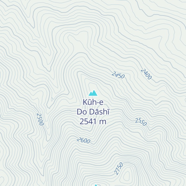 Map of Kūh-e Do Dāshī