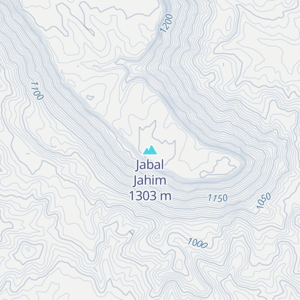 Map of Jabal Jahim
