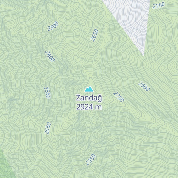 Map of Zandağ