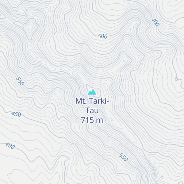 Map of Mt. Tarki-Tau