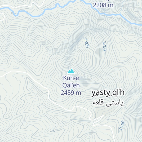 Map of Kūh-e Qal‘eh